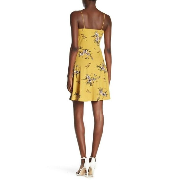 Socialite Womens Floral Mini Skater Strappy Dress Size XS NWOT - Picture 5 of 12